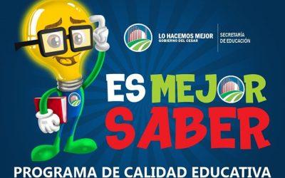 Gobernador Monsalvo lanzó, “Es mejor Saber”, la estrategia para mejorar calidad educativa en Cesar