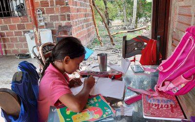 Desde las casas, estudiantes de los establecimientos educativos del Cesar, darán continuidad a su preparación académica con metodologías pedagógicas flexibles