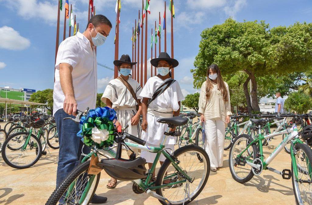 Gobierno Lo Hacemos Mejor entrega bicicletas todoterreno, para garantizar permanencia escolar de 1.000 estudiantes en municipios fronterizos del Cesar